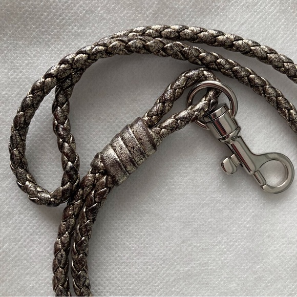 Bottega Veneta Metallic Lanyard Keychain - Picture 3 of 11